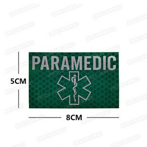 IR Crveni križ Paramedic EMT EMS Army Combat Medic Flasteri prve pomoći Reflektirajuća taktička medicinska oznaka Značka