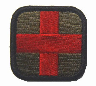 IR Punase Risti parameediku EMT EMS Armee lahingumeediku esmaabiplaastrid Helkur taktikalise meditsiinilise sümboolika plaastri märk