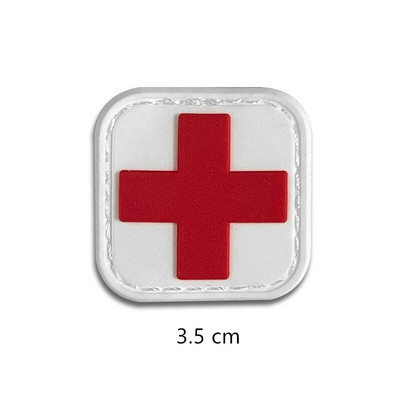 IR Punase Risti parameediku EMT EMS Armee lahingumeediku esmaabiplaastrid Helkur taktikalise meditsiinilise sümboolika plaastri märk