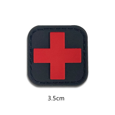 IR Punase Risti parameediku EMT EMS Armee lahingumeediku esmaabiplaastrid Helkur taktikalise meditsiinilise sümboolika plaastri märk