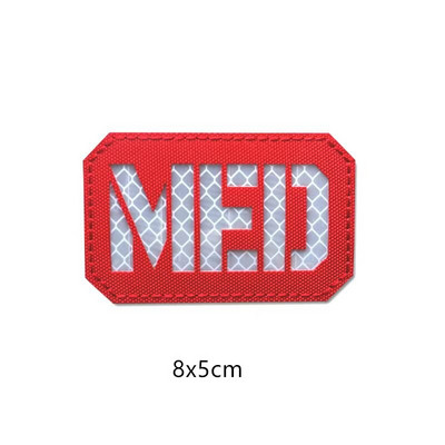 IR Punase Risti parameediku EMT EMS Armee lahingumeediku esmaabiplaastrid Helkur taktikalise meditsiinilise sümboolika plaastri märk