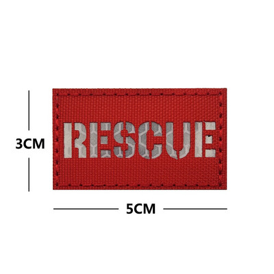 IR Punase Risti parameediku EMT EMS Armee lahingumeediku esmaabiplaastrid Helkur taktikalise meditsiinilise sümboolika plaastri märk