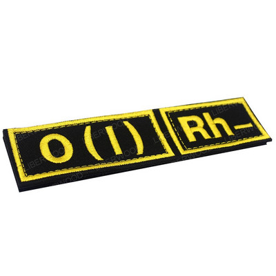 Veregrupp negatiivne B AB AO (I) Rh+ Rh- Reesus-positiivne Vene armee triibuline Chevron Spetsnaz plaaster ühtse mantli jaoks