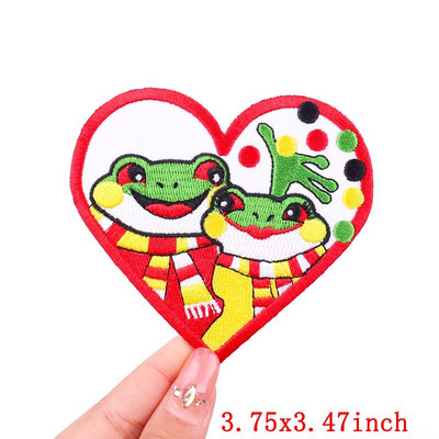 Έμβλημα Ολλανδίας Oeteldonk Embroidery Patch Forg Carnival For Netherland Iron On Patches For Clothing Μπαλώματα βατράχου σε ρούχα