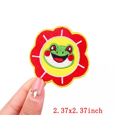 Έμβλημα Ολλανδίας Oeteldonk Embroidery Patch Forg Carnival For Netherland Iron On Patches For Clothing Μπαλώματα βατράχου σε ρούχα