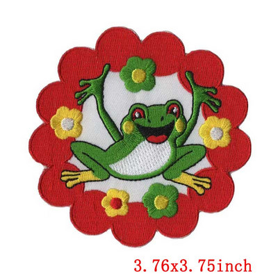 Έμβλημα Ολλανδίας Oeteldonk Embroidery Patch Forg Carnival For Netherland Iron On Patches For Clothing Μπαλώματα βατράχου σε ρούχα