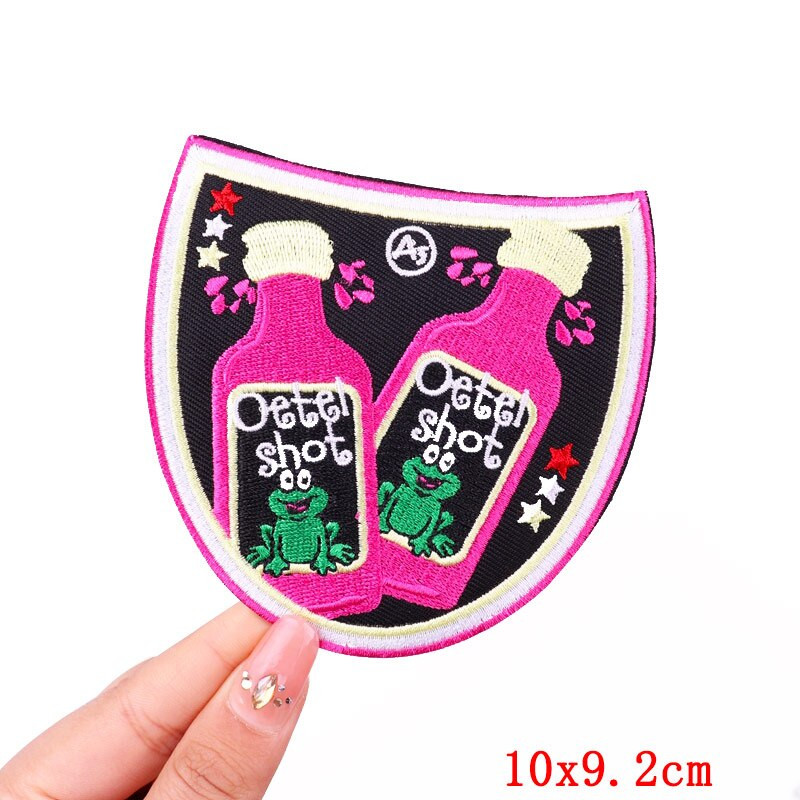 Έμβλημα Ολλανδίας Oeteldonk Embroidery Patch Forg Carnival For Netherland Iron On Patches For Clothing Μπαλώματα βατράχου σε ρούχα