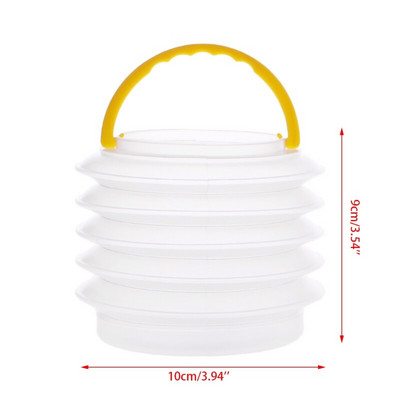 Nešiojamų sulankstomų dažymo šepetėlių laikiklio valymas dėklo plovimo rašiklio kibirui P15F