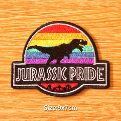 „Pasidaryk pats“ kabliuko kilpos pleistras „Jurassic Park“ pleistras, išsiuvinėtas drabužių pleistras, dinozaurų pleistras, lygintuvas ant drabužių. Lipduko ženklelis