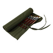 Υψηλής ποιότητας τσάντα με μολύβι ζωγραφική πινέλο Τσάντα καλλιτέχνης ακουαρέλα Σχέδιο στυλό λαδιόχρωμα στυλό Θήκες χαρτικής θήκης Ρολό μέχρι καμβά πουγκί