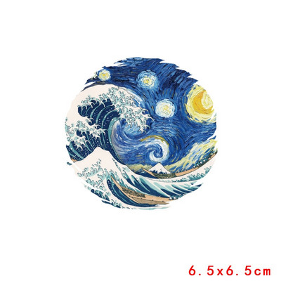 Cartoon Love Θερμική μεταφορά θερμότητας για σίδερο ρούχων σε πολύχρωμα ζώα Μεταφορές για ρούχα Απλικές για πλενόμενο μπλουζάκι