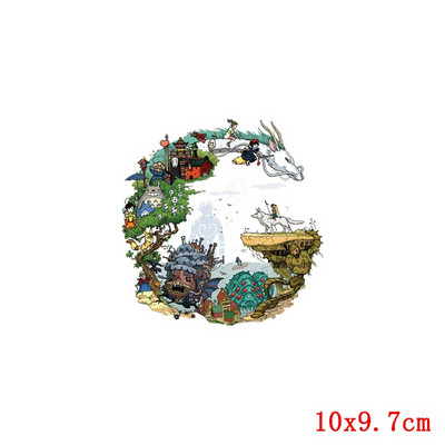 Cartoon Love Θερμική μεταφορά θερμότητας για σίδερο ρούχων σε πολύχρωμα ζώα Μεταφορές για ρούχα Απλικές για πλενόμενο μπλουζάκι