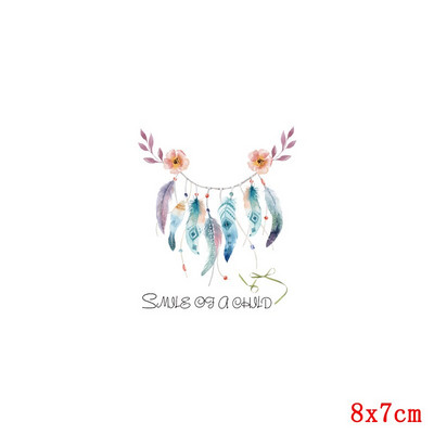 Cartoon Love Θερμική μεταφορά θερμότητας για σίδερο ρούχων σε πολύχρωμα ζώα Μεταφορές για ρούχα Απλικές για πλενόμενο μπλουζάκι