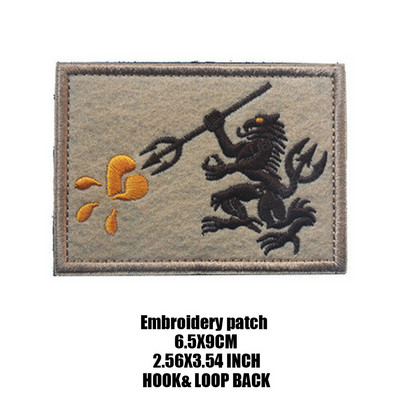 Μαύρη γενειάδα Blackbeard Pirate Flag Patch Edward Forward Reflective Patch Tactical Trident Patch Patch