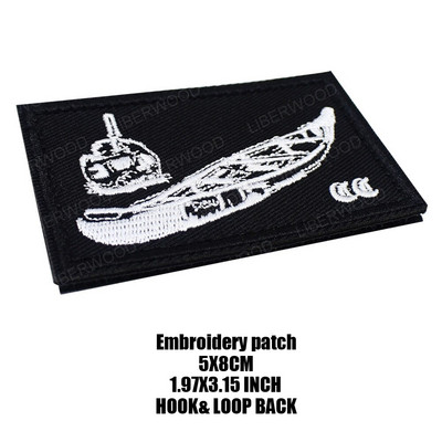 Μαύρη γενειάδα Blackbeard Pirate Flag Patch Edward Forward Reflective Patch Tactical Trident Patch Patch