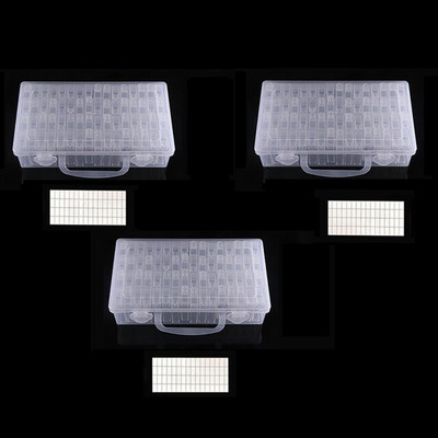 28/64 Tinkleliai Plastikinės dėžutės Tvarkyklės Medicininis Dėklas Deimantinis Tapyba Dėžutė Siuvinėjimo Dėklas Juvelyriniai Priedai Įrankiai