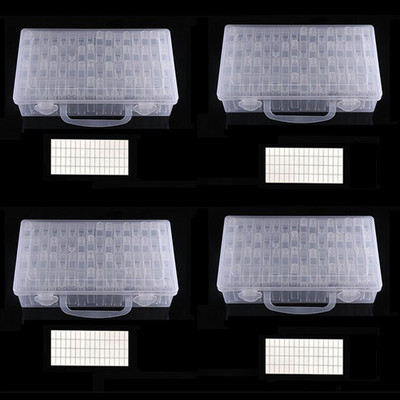 28/64 Tinkleliai Plastikinės dėžutės Tvarkyklės Medicininis Dėklas Deimantinis Tapyba Dėžutė Siuvinėjimo Dėklas Juvelyriniai Priedai Įrankiai