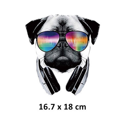 Ferocious Animal sălbatic transfer de căldură autocolant Diy fier pe patch-uri pentru haine tricouri insigne aplicate lavabile la căldură