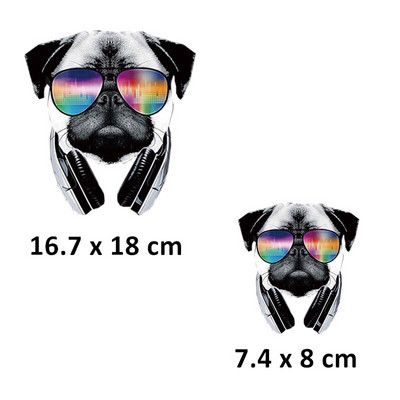 Ferocious Animal sălbatic transfer de căldură autocolant Diy fier pe patch-uri pentru haine tricouri insigne aplicate lavabile la căldură