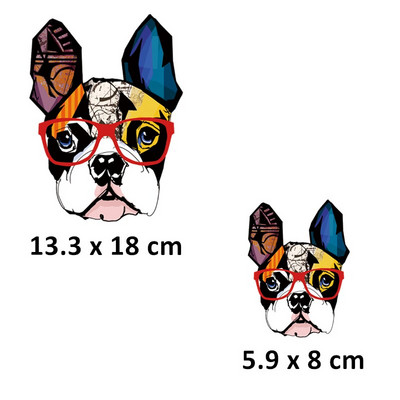 Ferocious Animal sălbatic transfer de căldură autocolant Diy fier pe patch-uri pentru haine tricouri insigne aplicate lavabile la căldură