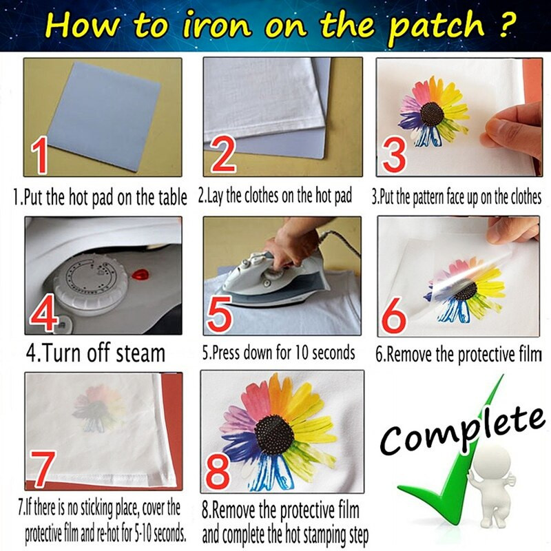 Ferocious Animal sălbatic transfer de căldură autocolant Diy fier pe patch-uri pentru haine tricouri insigne aplicate lavabile la căldură