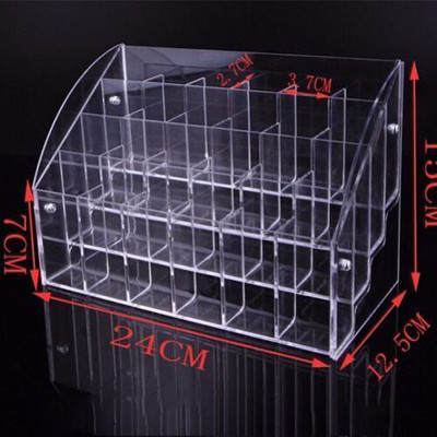 Ακρυλική θήκη για στυλό 2-7 επιπέδων, Clear Pen Holder Organizer Βούρτσα μακιγιάζ για αξεσουάρ γραφείου, Κουτί αποθήκευσης καλλυντικών πινέλων