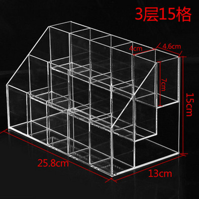 Ακρυλική θήκη για στυλό 2-7 επιπέδων, Clear Pen Holder Organizer Βούρτσα μακιγιάζ για αξεσουάρ γραφείου, Κουτί αποθήκευσης καλλυντικών πινέλων