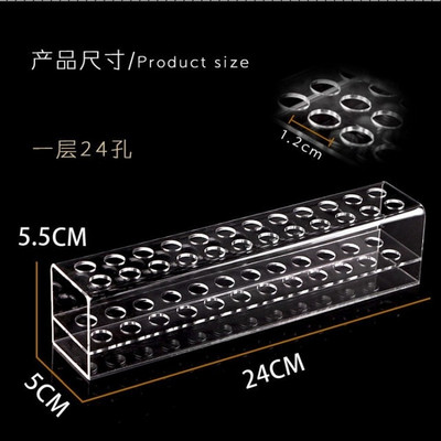 Θήκη πινέλου 96 οπών Ακρυλική θήκη για στυλό Επιτραπέζια βάση οργάνωσης για μολύβια Πινέλα βαφής Μαρκαδόροι Οθόνη και αποθήκευση στο σπίτι