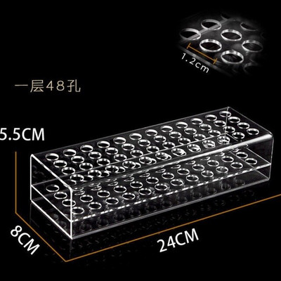 Θήκη πινέλου 96 οπών Ακρυλική θήκη για στυλό Επιτραπέζια βάση οργάνωσης για μολύβια Πινέλα βαφής Μαρκαδόροι Οθόνη και αποθήκευση στο σπίτι