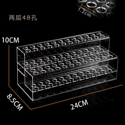 Θήκη πινέλου 96 οπών Ακρυλική θήκη για στυλό Επιτραπέζια βάση οργάνωσης για μολύβια Πινέλα βαφής Μαρκαδόροι Οθόνη και αποθήκευση στο σπίτι