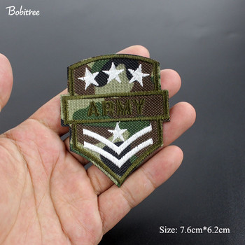 Армейски военни лепенки Бродерия ютия върху шиене Флаг Американски военновъздушни сили Армейски значки за аксесоари за дрехи