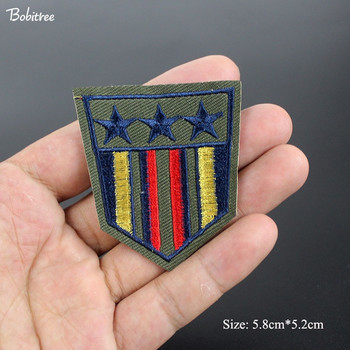 Армейски военни лепенки Бродерия ютия върху шиене Флаг Американски военновъздушни сили Армейски значки за аксесоари за дрехи