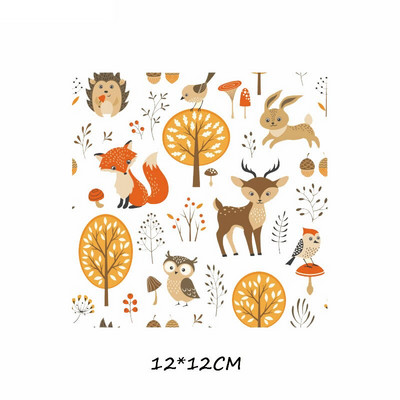 Lygintuvas ant mielų gyvūnų pleistrų rinkinys vaikams Drabužiai „Pasidaryk pats“ marškinėliai, aplikacijos, šilumos perdavimo vinilo vienaragio lipdukai, terminiai presai