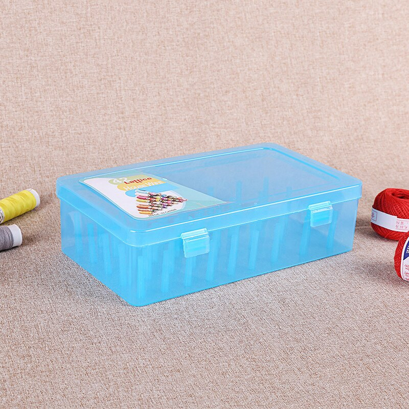 Κουτί αποθήκευσης με κλωστή ραπτικής 42 τεμάχια καρούλια Μπομπίνα Θήκη μεταφοράς Θήκη θήκης χειροτεχνία Καρούλα οργάνωσης Θήκη Ράψιμο Κουτί αποθήκευσης