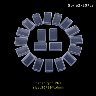 0,5/3,2 ml mini pigmento dėžutė Menininkai Tapytojai Tuščios akvarelinių dažų padėklai Dėklas Meno paletės reikmenys Tapybos priedai