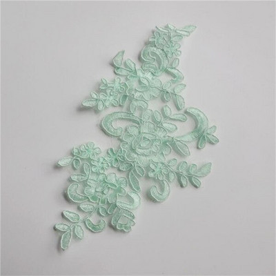 6ΤΜ 22,5Χ12 εκ. 22Χρώματα Λεπτό πέπλο γάμου Διακοσμητικά κεφαλιού Δαντέλα απλικέ Φόρεμα με δαντέλα DIY Αξεσουάρ δαντέλας BD0049