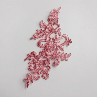 6ΤΜ 22,5Χ12 εκ. 22Χρώματα Λεπτό πέπλο γάμου Διακοσμητικά κεφαλιού Δαντέλα απλικέ Φόρεμα με δαντέλα DIY Αξεσουάρ δαντέλας BD0049