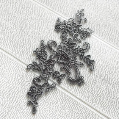 6ΤΜ 22,5Χ12 εκ. 22Χρώματα Λεπτό πέπλο γάμου Διακοσμητικά κεφαλιού Δαντέλα απλικέ Φόρεμα με δαντέλα DIY Αξεσουάρ δαντέλας BD0049