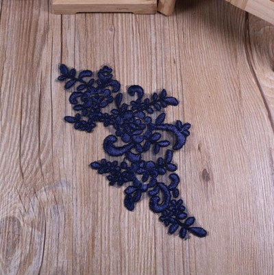 6ΤΜ 22,5Χ12 εκ. 22Χρώματα Λεπτό πέπλο γάμου Διακοσμητικά κεφαλιού Δαντέλα απλικέ Φόρεμα με δαντέλα DIY Αξεσουάρ δαντέλας BD0049