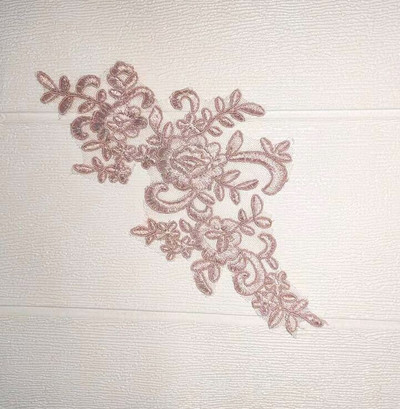 6ΤΜ 22,5Χ12 εκ. 22Χρώματα Λεπτό πέπλο γάμου Διακοσμητικά κεφαλιού Δαντέλα απλικέ Φόρεμα με δαντέλα DIY Αξεσουάρ δαντέλας BD0049