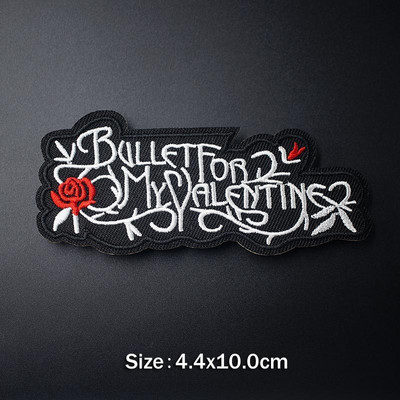 PUNK Band DIY Iron On Embroidered Badges Αυτοκόλλητα Hippie Patches για ρούχα