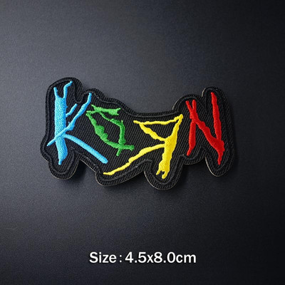 PUNK Band DIY Iron On Embroidered Badges Αυτοκόλλητα Hippie Patches για ρούχα