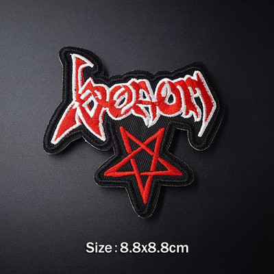 PUNK Band DIY Iron On Embroidered Badges Αυτοκόλλητα Hippie Patches για ρούχα