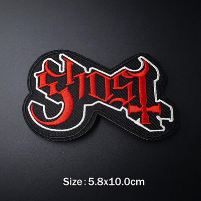 PUNK Band DIY Iron On Embroidered Badges Αυτοκόλλητα Hippie Patches για ρούχα