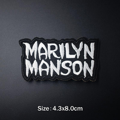 PUNK Band DIY Iron On Embroidered Badges Αυτοκόλλητα Hippie Patches για ρούχα