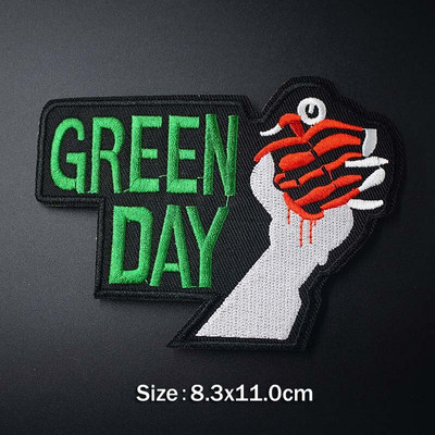 PUNK Band DIY Iron On Embroidered Badges Αυτοκόλλητα Hippie Patches για ρούχα