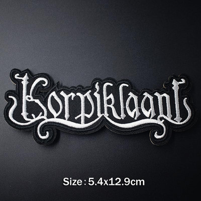 PUNK Band DIY Iron On Embroidered Badges Αυτοκόλλητα Hippie Patches για ρούχα