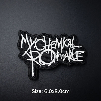 PUNK Band DIY Iron On Embroidered Badges Αυτοκόλλητα Hippie Patches για ρούχα