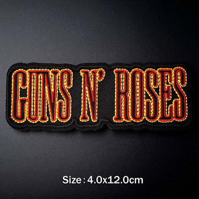 PUNK Band DIY Iron On Embroidered Badges Αυτοκόλλητα Hippie Patches για ρούχα