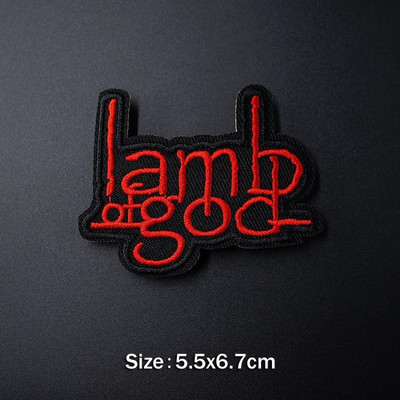 PUNK Band DIY Iron On Embroidered Badges Αυτοκόλλητα Hippie Patches για ρούχα